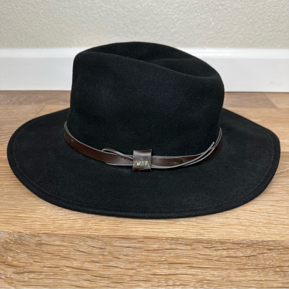 Dorfman Pacific Scala 100% Wool Black Western Hat, Size Medium - Picture 2 of 12